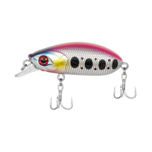 PZ Beetle wobbler, 5 cm, 7,8 g, rózsaszín, fehér, fekete, úszó