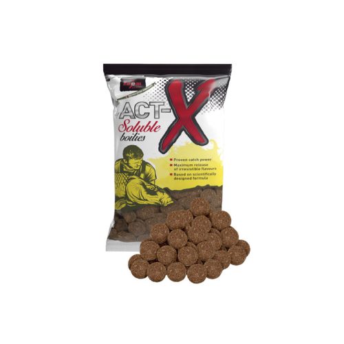 CZ Act-X Soluble oldódó bojli, 24 mm, vanília, tigrismogyoró, 800 g
